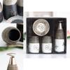 Elegant Ceramic Bath Accessories Collection With Flower Pattern For Gift And Decor