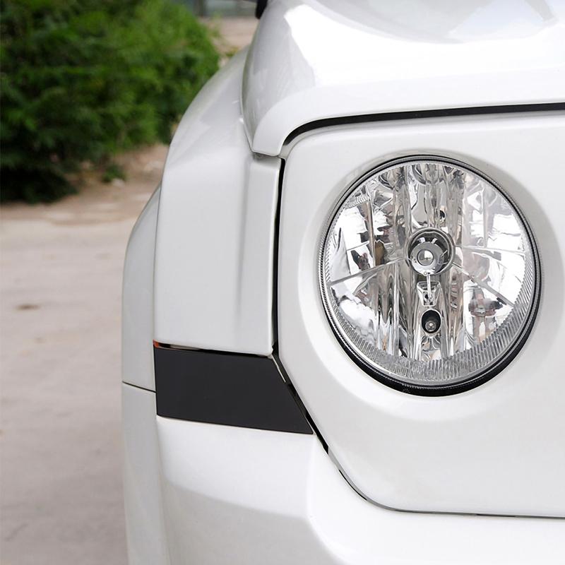 Autocollants de couverture de décoration de lampe de clignotant avant de voiture adaptés à la Jeep Patriot 2011 – 2016, accessoires extérieurs en PVC