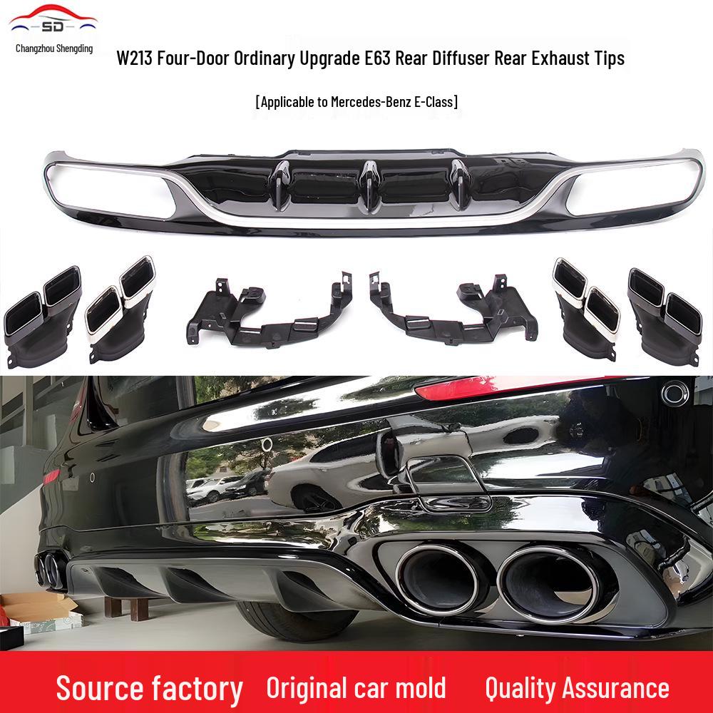 Mercedes-Benz E-Class W213 (2017+) E63 Rear Diffuser Tailpipes Upgrade