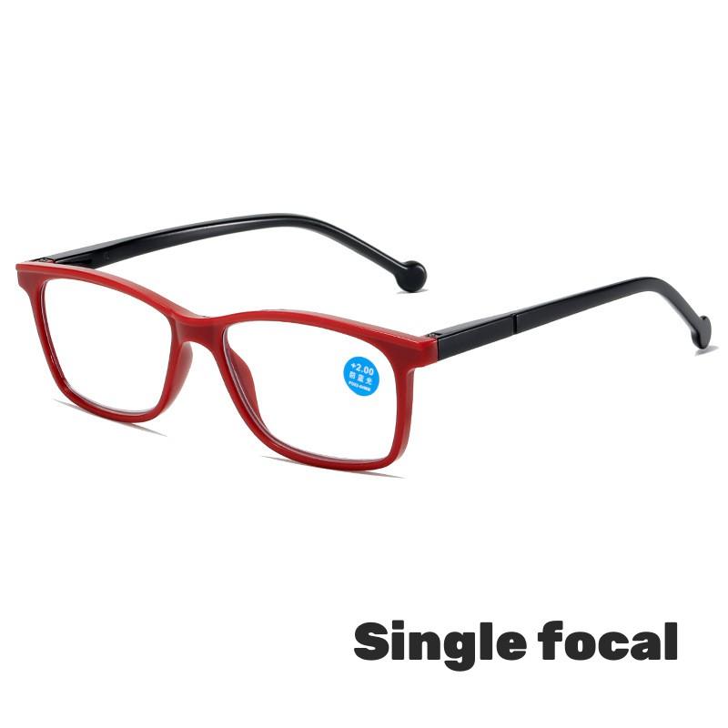 

Trendy Ultralight Multifocal Reading Glasses Blue Light Blocking Vintage Progressive Eyewear for Men Women 1.0