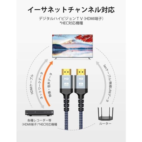 Snowkids Hdmi Cable 3m 4k 60hz HDMI2.0 Standard Hdmi Cable Suitable for PS5/3 Fire TV Etc. ARC/18gbps/UHD/HDR/3D/high Speed Ethernet Compatible High S