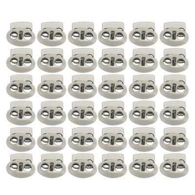 30PCS Metal Spring Cord Lock Flexible Cord Lock End Toggle for Drawstrings Bag Clothing Shoelaces Backpack Lanyard