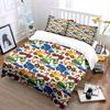 "Construction Vehicles Kids Room Decor" Soft Comfortable Duvet Cover Bedding Set Included 1*Duvet Cover & 2*Pillowcases, gift