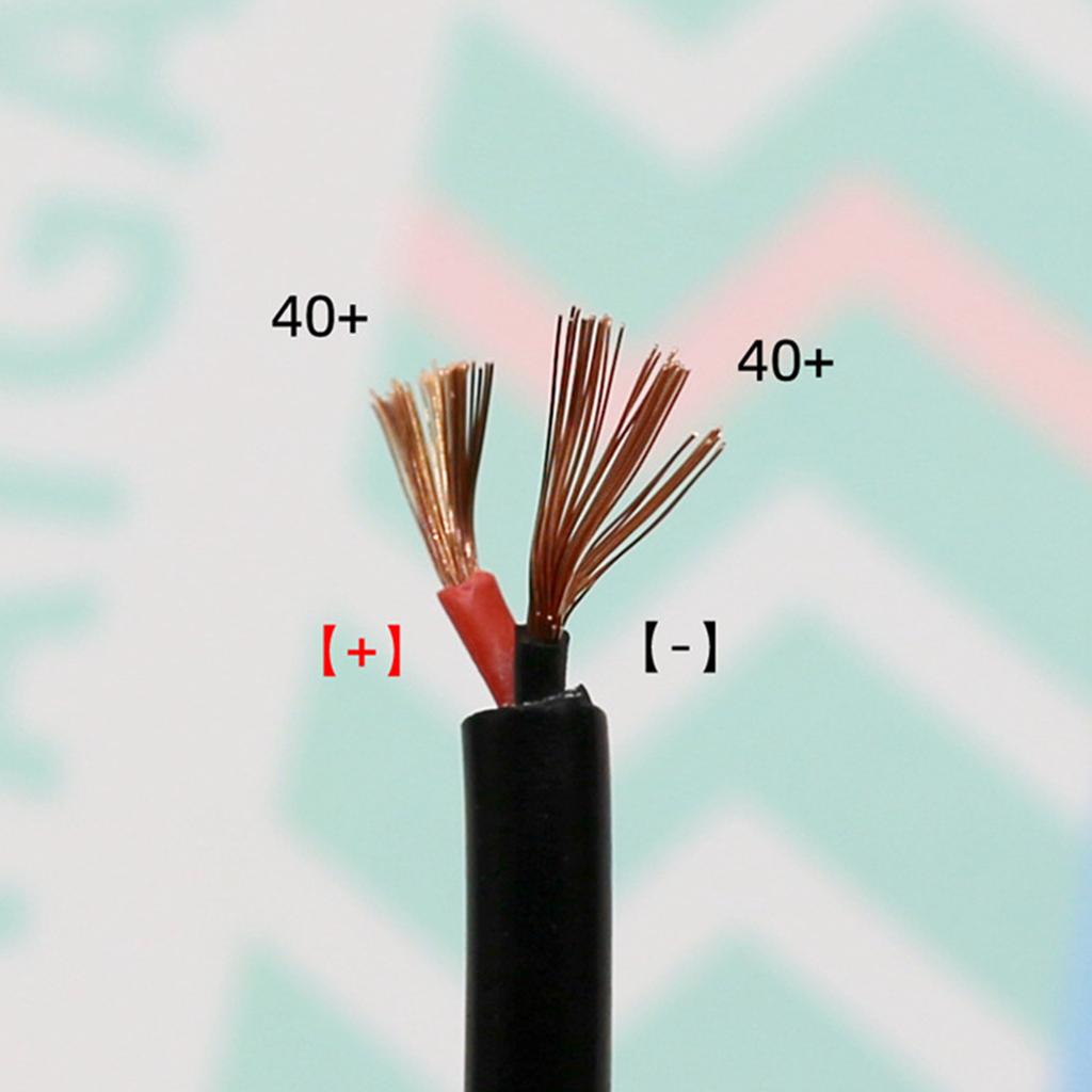 Cabo de alimentação DC5.5x2.1mm para 2 pinos DC5521 para 2 pinos DC10A Cabo de carregamento Fio para roteador WiFi, , Luzes LED