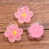 10pcs 22X23mm DIY Resin Accessories Five-petal Flower Pendant Accessories