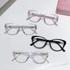 Ladies Cat Eye Fashion High-definition Anti Blue Light Reading Glasses Ultra Light Portable Presbyopic Eyeglasses
