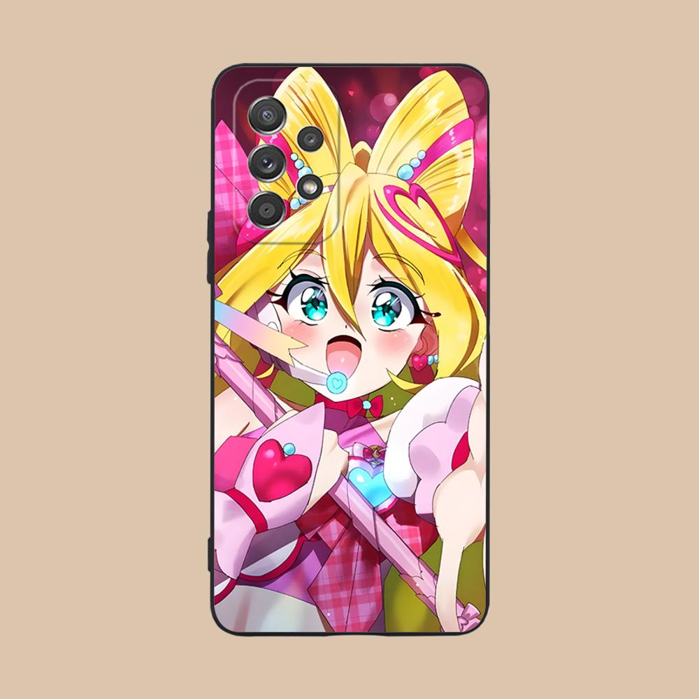 Sakura Uta Cure Idol Matte TPU Mobile Phone Case for Samsung Galaxy A56 55 54 53 52 51 36 35 34 23 16 15 5G Colorful Cover