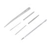 6PCS Paracord Stitching Set Stainless Steel Lacing Needles Smoothing Tool for DIY Paracord Work Leather Weaving
