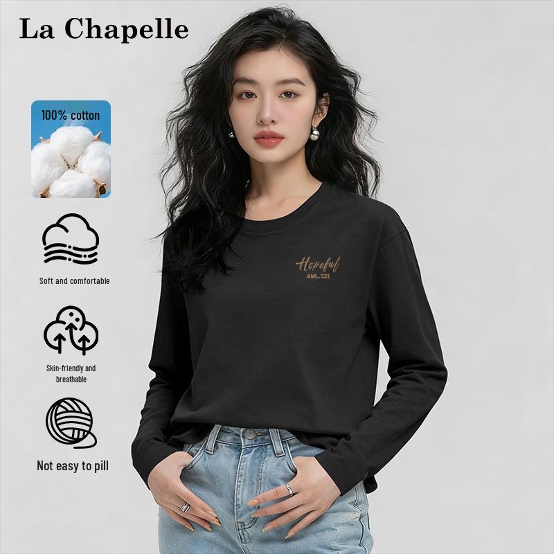La Chapelle Women s Pure Cotton Long Sleeve T-Shirt with Bear Print XL