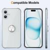 Protective Case - BOOLING - for iPhone 16 - Flexible - Transparent - 360° Shockproof Ring