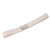 Women Elastic Belts Love Heart Metal Buckle Waist Dress Coat Sweater Decorative Elegant Exquisite Waistband Accessories