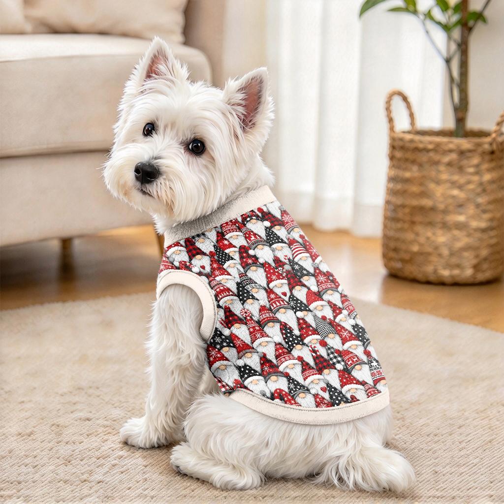 Pet Christmas Print Clothing, Festive Holiday Pet Apparel for Seasonal Celebrations and Daily Use