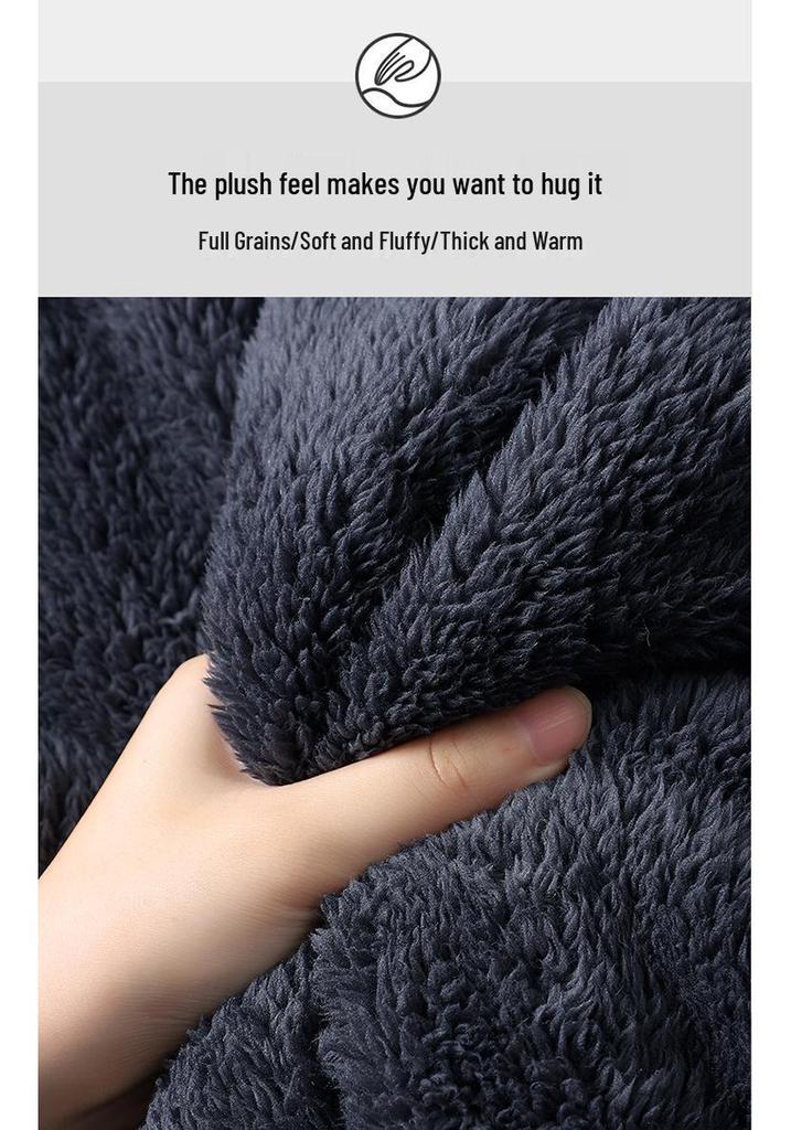 Herren Verdickter Korallenfleece Einteiler Schlafanzug - Winter/Herbst Flanell Hausanzug für Teenager & Erwachsene