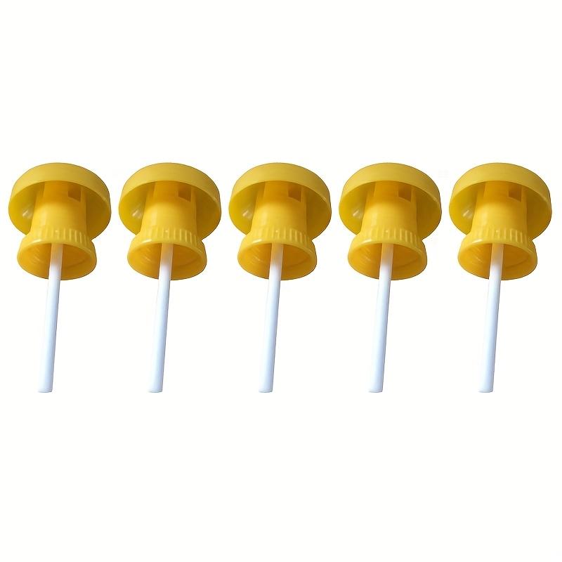 

5PCS Fruit Fly Trap Covers+5PCS Cotton swab - Gardening Pest Control Tool, Physical Capture Device, Protects Orchards жовтий