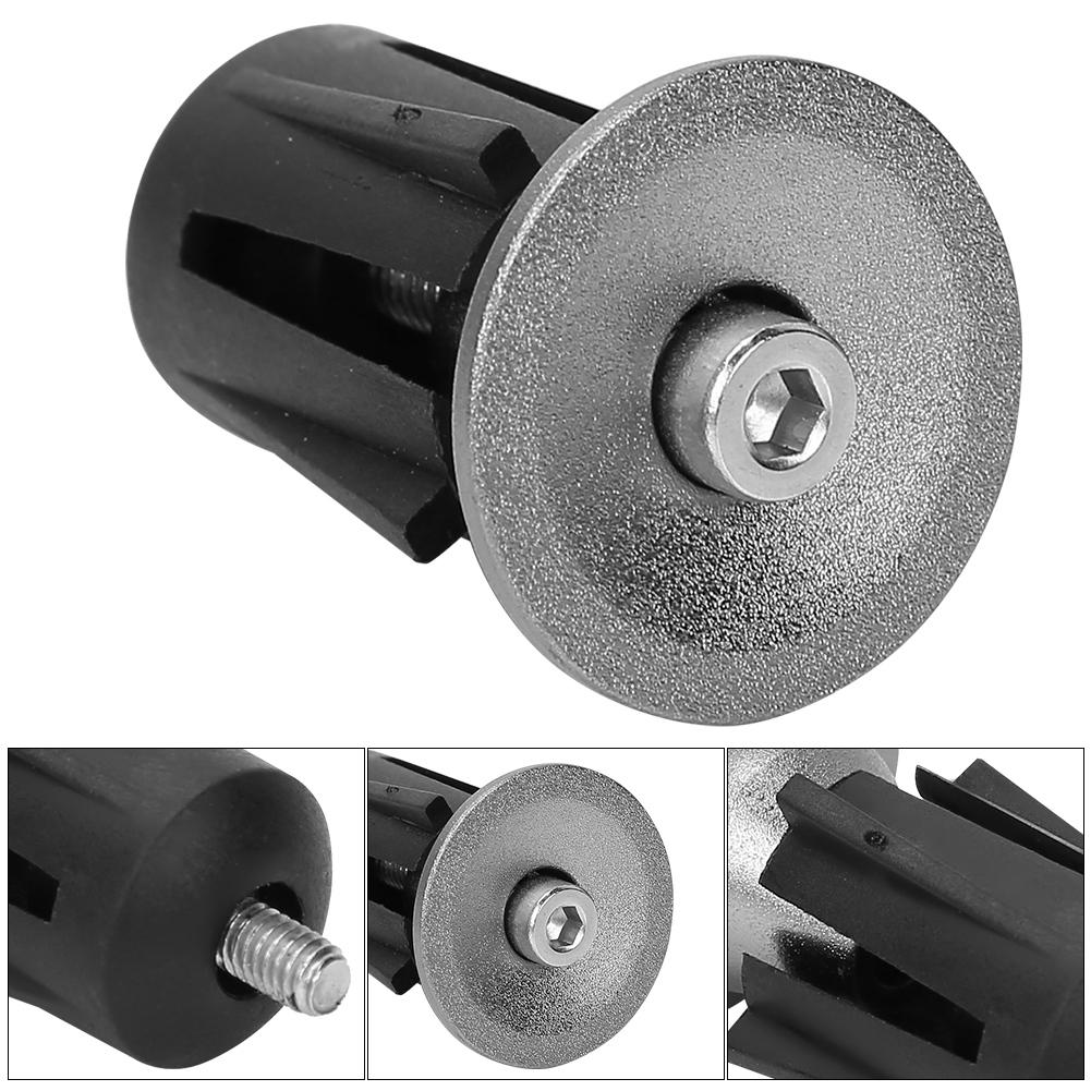 1 Pair Aluminum Alloy Bike Grips Bar End   Plug for Mountain Bike Handlebar (  color)
