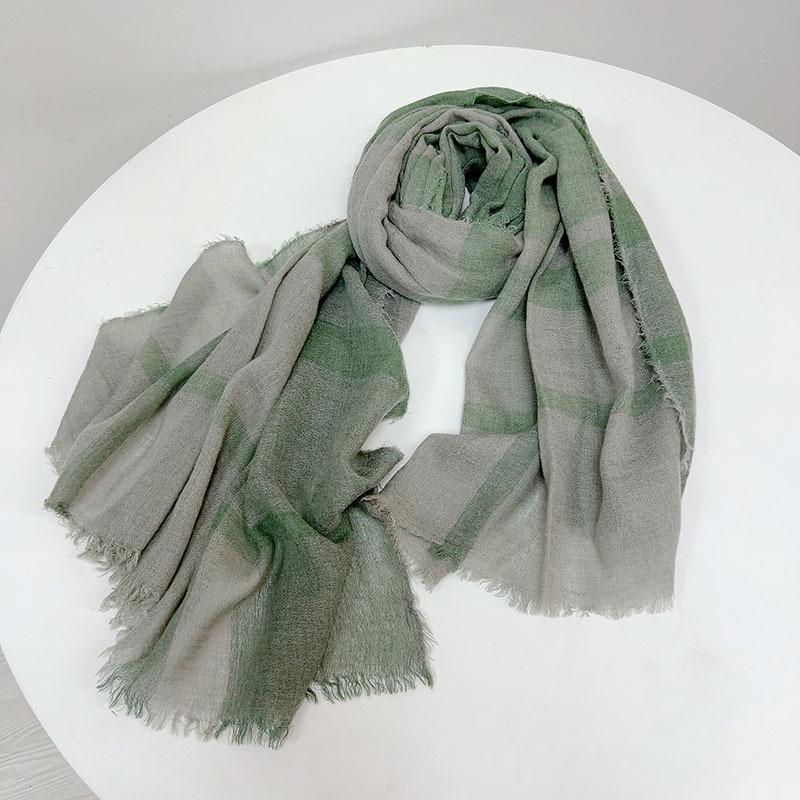 2023 Dark Gray Plus Size Wool Scarf for Women - Long, Warm, Versatile Winter Shawl