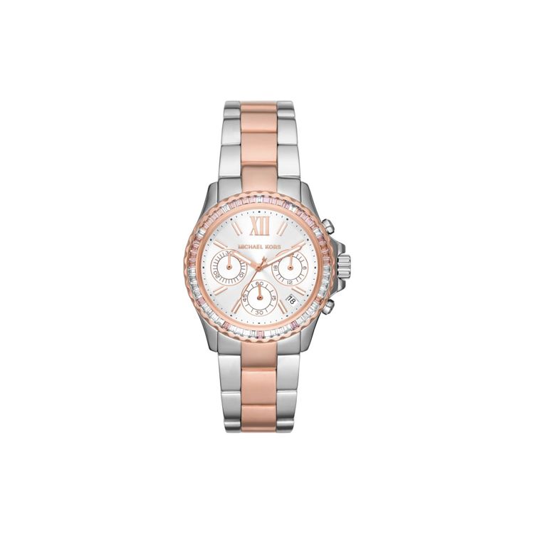 

Michael Kors Everest Series Watch Quartz Movement Stainless Steel Strap 36Mm Silver Dial Women watches MK7214 Silver