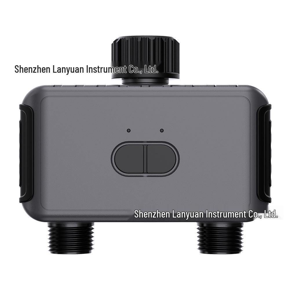 Graffiti Smart WiFi Bluetooth Dual Outlet Irrigation Controller for Lawn & Garden Watering