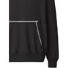 Uniqlo X JW Anderson Collaboration Long Sleeve Hooded Sports Sweatshirt Men Sweatshirt Black 447065-09