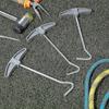 Tent Peg Ground Hook Pullers Tent Peg Nail Puller Tool Peg Puller Extractor Tent Stakes With Hook Extractor Remover Tent Accessories(4pcs, Silve