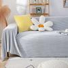 Double-Sided Retro Sofa Cover Nordic Sofa Cover Cotton Blanket Full Covered Non-Slip Sofa Cover Protective Cover