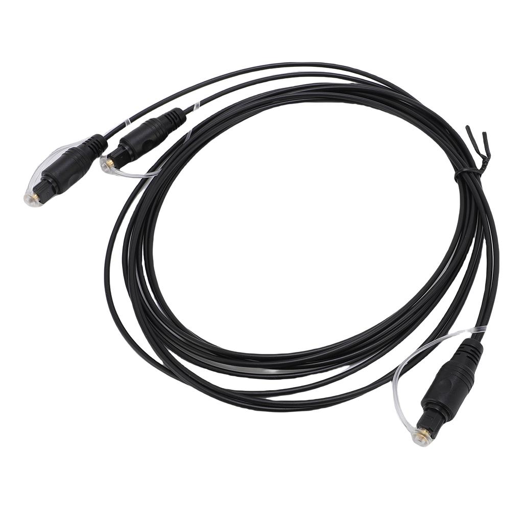 1x2 Digital Optical Splitter Cable SPDIF for Toslink Fiber Optic Sound Splitter Cable For Home Theater HDTV Speaker