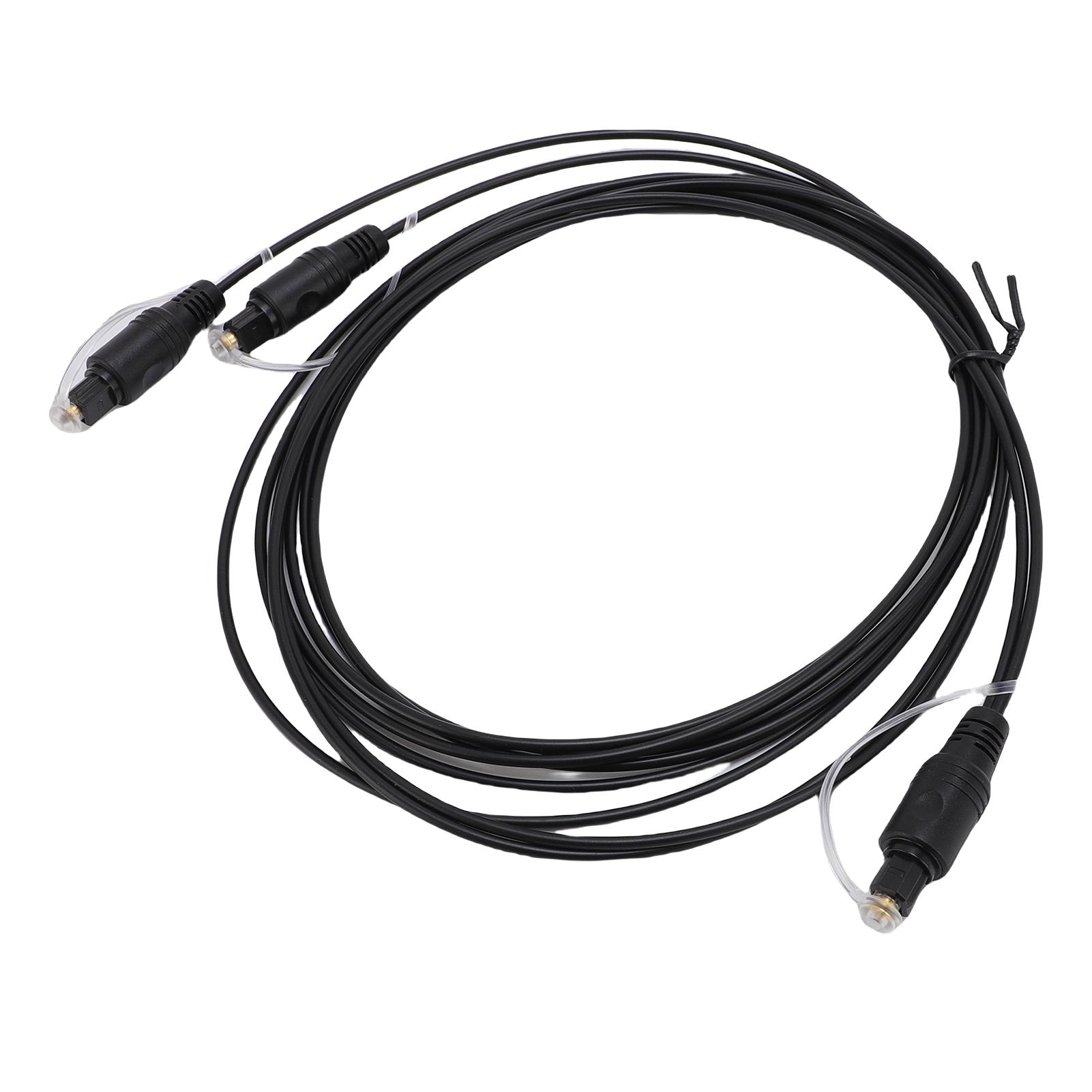 

1x2 Digital Optical Splitter Cable SPDIF for Toslink Fiber Optic Sound Splitter Cable For Home Theater HDTV Speaker