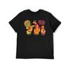[Retro Cartoon T-Shirt] Herren Retro 70er Jahre Hair Bear Bunch Grafik T-Shirt - Nostalgischer Cartoon-Druck mit Freddie, Teddy und Freunden - Weich, Atmungsaktiv