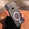 Case for Vivo Y17,Y15 2020,Y12,Y11 Cute Airbag Corner Pastel Matte Magnetic Casing Semi Shockproof Phone Cover