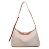 Minimalistische Damen-Tragetasche für Arbeit und täglichen Gebrauch, weiches Segeltuch, Schulter- und Crossbody-Stil für den Winter