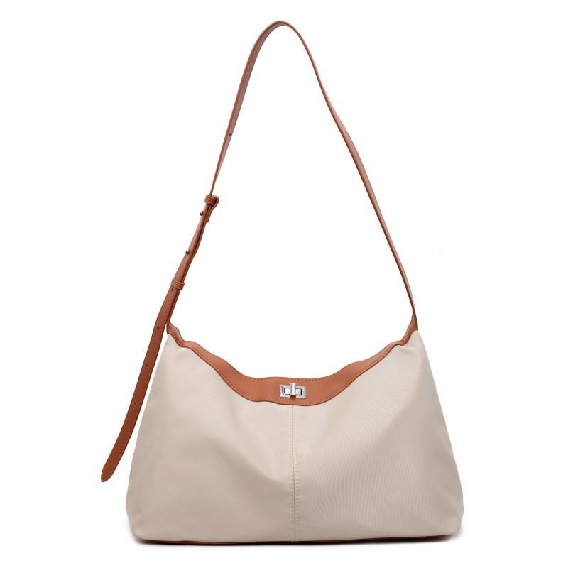 Minimalistische Damen-Tragetasche für Arbeit und täglichen Gebrauch, weiches Segeltuch, Schulter- und Crossbody-Stil für den Winter