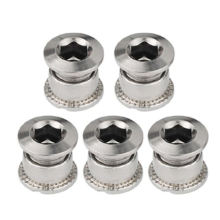 Lightweight Mountain Bike Single Double Triple Chainring Bolts Cycling Accessory