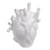 Heart Shape Vase Resin Flower Arrangement Vase Ornament Home Decoration