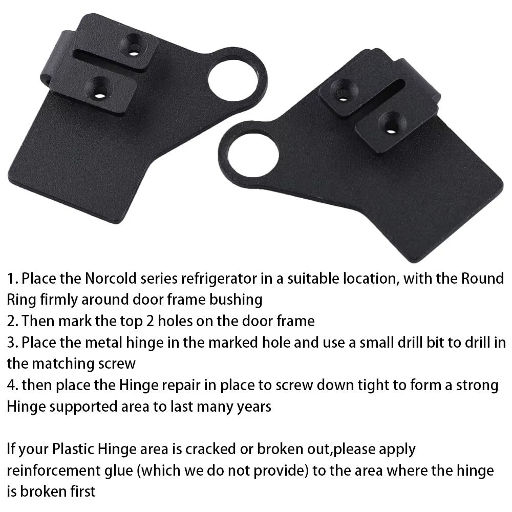 For Norcold Polar N7 N8 RV Refrigerator Door Hinge Repair Kit 634166 Brand New Motorhome Caravan Camper Van RV Accessories