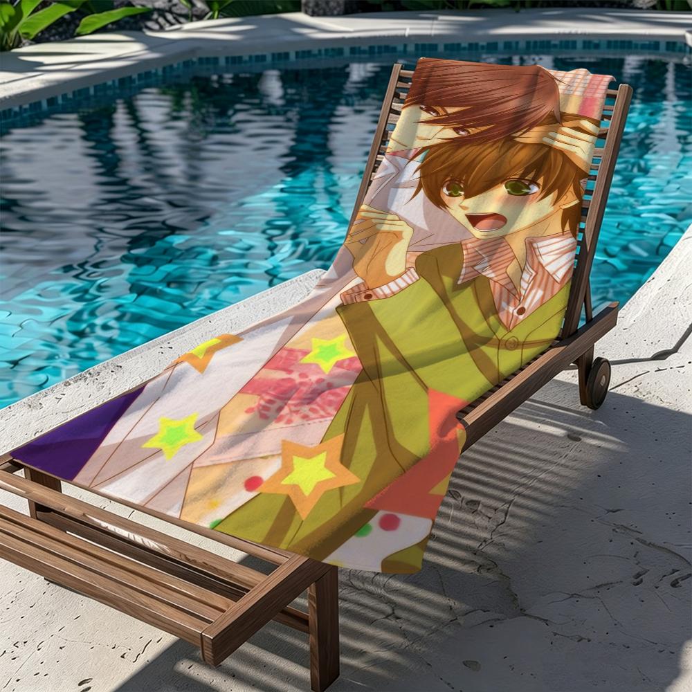 Anime S-sekai-ichi cute H-hatsukoi Towel Beach Quick Dry Soft Pool Towels Gift for Travel Gym Shower Camping sports