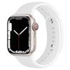 Compatible Silicone Watch Strap for Apple Watch S11 - All Series, Universal Double-Section Snap Button.