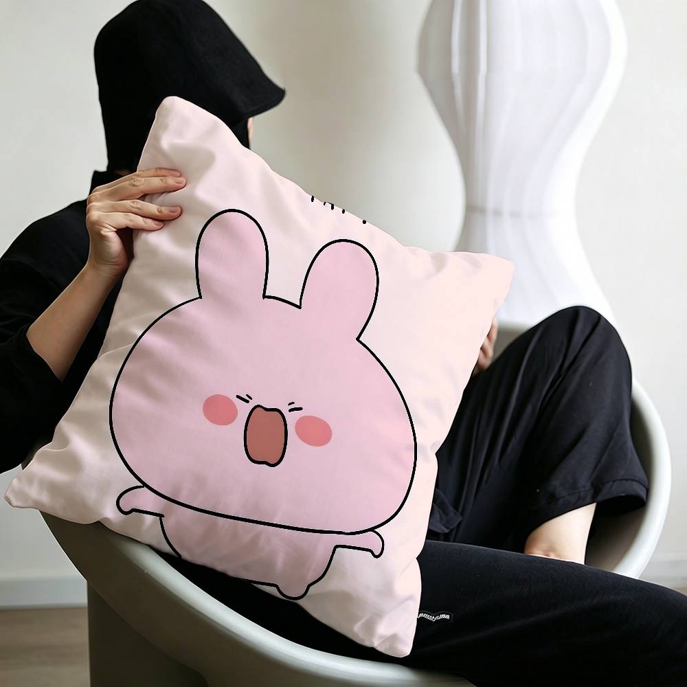A-Asamimichan Sweet-Adorable Pillow Cover for Bedroom Room and Living Room Sofa Decorative Cushion Cover