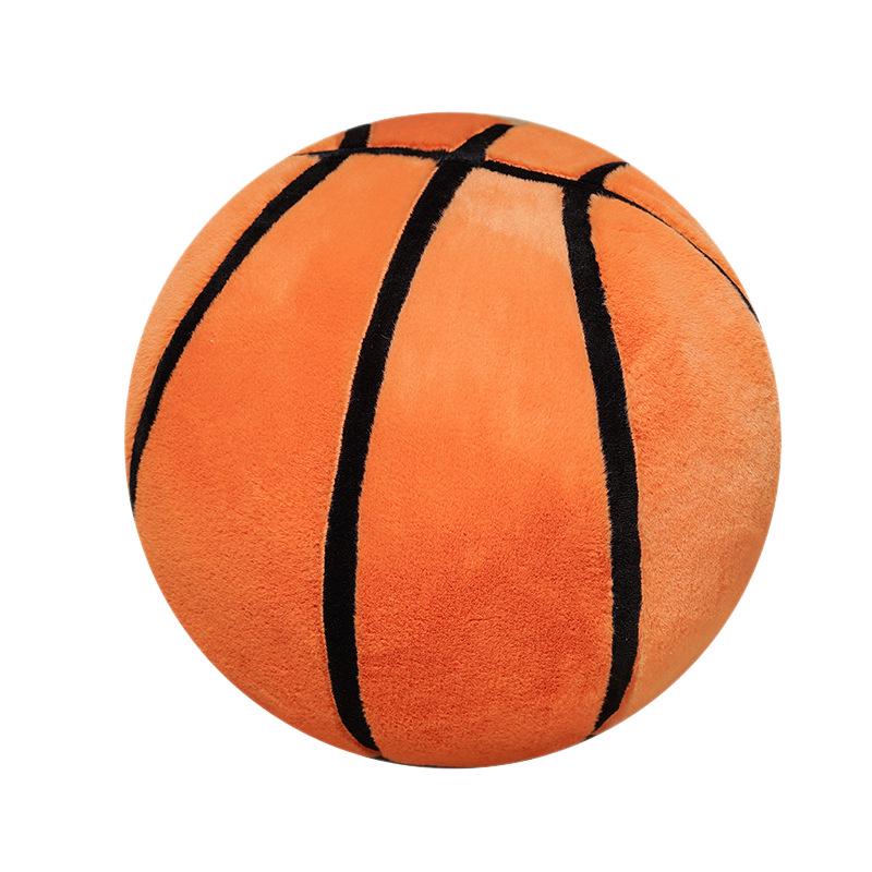 Colorful Sports Ball Plush Toy: Football, Basketball, Volleyball, Tennis Keychain Pendant & Hug Pillow Ornament