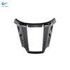 ABS Car Styling Interior Steering Wheel Lower Panel Cover Trim For BMW 5 Series G60 2024 2025 Carbon Fiber Texture
