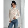 Spring And Autumn New Women'S Versatile Long Sleeve Daily Business Commuter Elegant Comfort Sexy Bottom Shirt Top