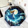 Rabbit Pocket Watch Folding Umbrella 8 Paraphenoid Bones Portable Sun Umbrella Gift Umbrella