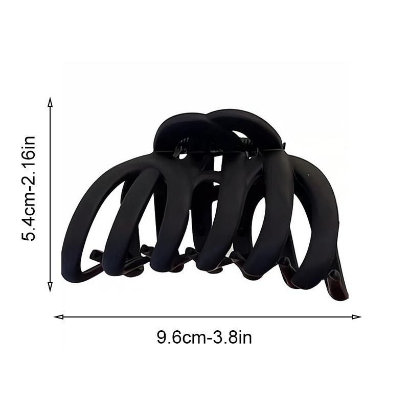 4pcs new large clip hair volume multi shark clip hairpin female back of head pumpkin gripper head