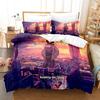 2024 Battle Angel Alita Bedding Set Single Twin Full Queen King Size Bed Set Adult Kid Bedroom Duvetcover Sets Anime Bed Sheet