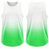 Fashion Gradient Print Men's Sports Vest Summer Quick Dry Breathable Tennis Training Tank Tops Casual Sleeveless Shirt Gym Tees