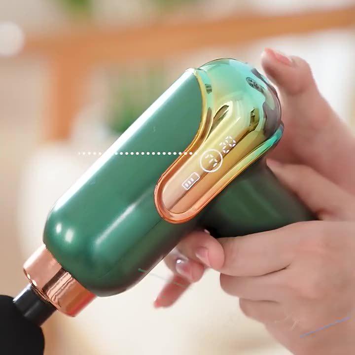 Smart LCD Mini Yellow Duck Muscle Massage Gun for Neck and Fascia
