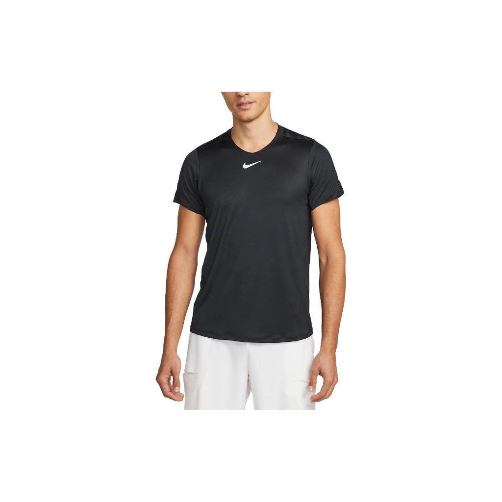 Nike T Shirts Men's Black Crew Neck Moderate Straight Fit DD8317-010