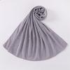 Plain Pearl Bubble Rhinestone Chiffon Shawl Scarf High Quality Shimmer Beads Headband Wrap Foulard Muslim Hijab