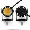 1/2PCS Universal Dual Color Spotlights Motorcycle LED Headlight Mini Driving Light Motorbike Truck Trailer Off-road Accessories