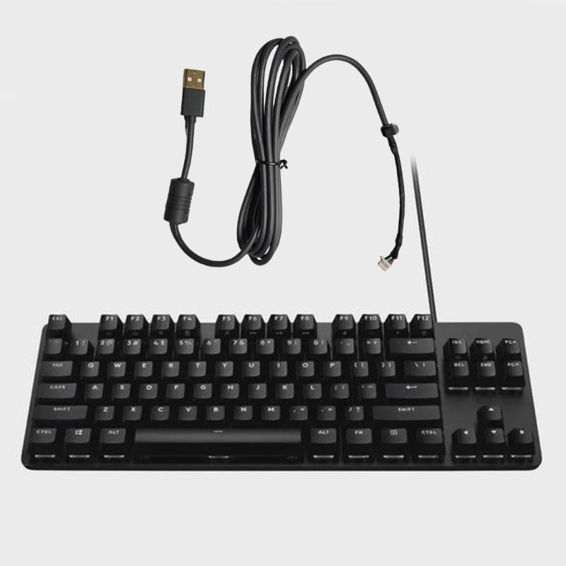 Soft Rubber Keypad Cable Keypad Line Replacement Wire for K835 K845 G412SE G413TKL Gaming Keypad Accessories