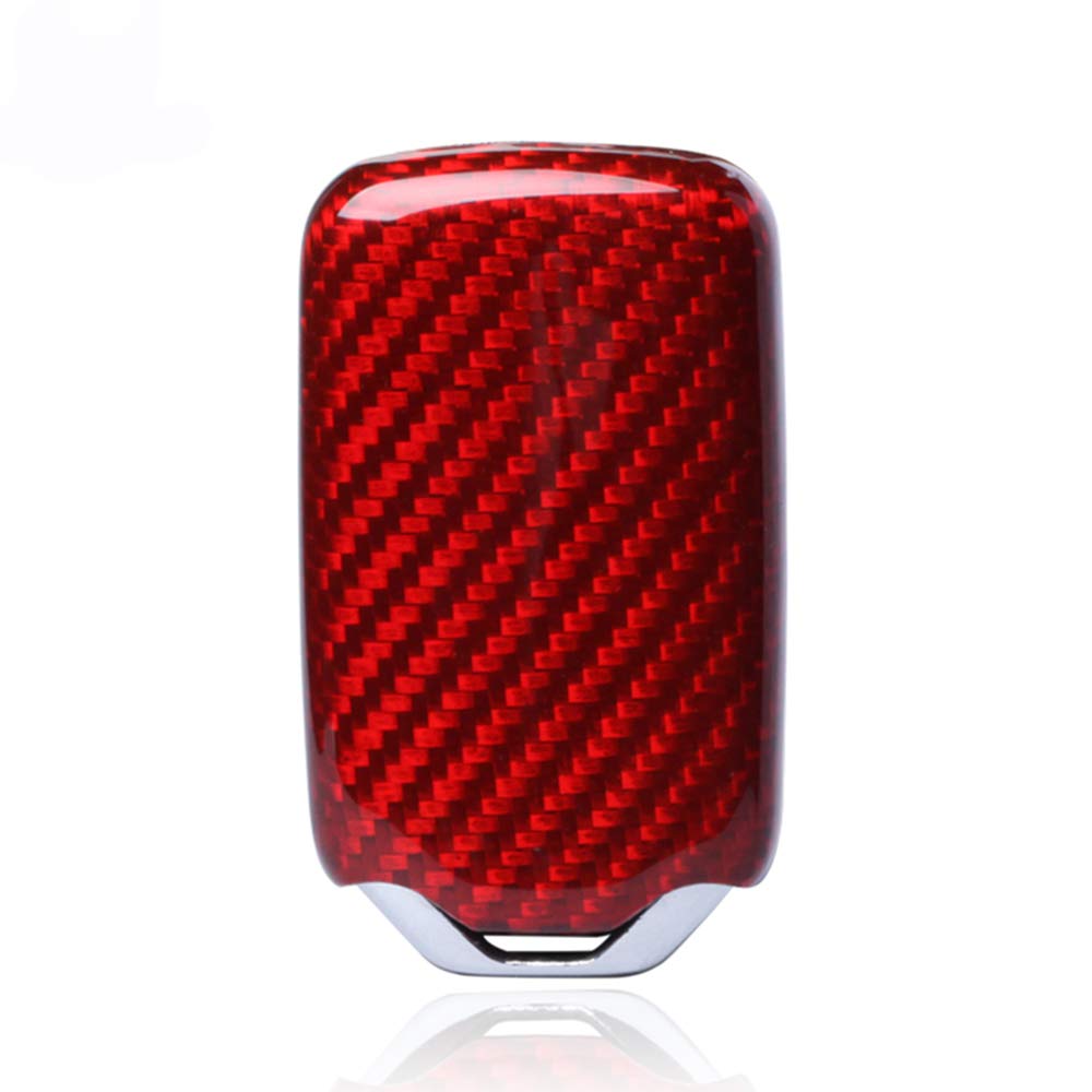 BOMI Premium Carbon Fiber Key Case for Honda Step and Perfect Gift Fit, Jade, Vezel, Wagon, S660, Freed, Odyssey, Accord, Grace, Shuttle, (Carbon Red)